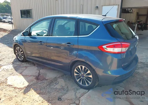 2018 Ford C-Max Hybrid Titanium из США, поврежденный, VIN 1FADP5DU7JL102490